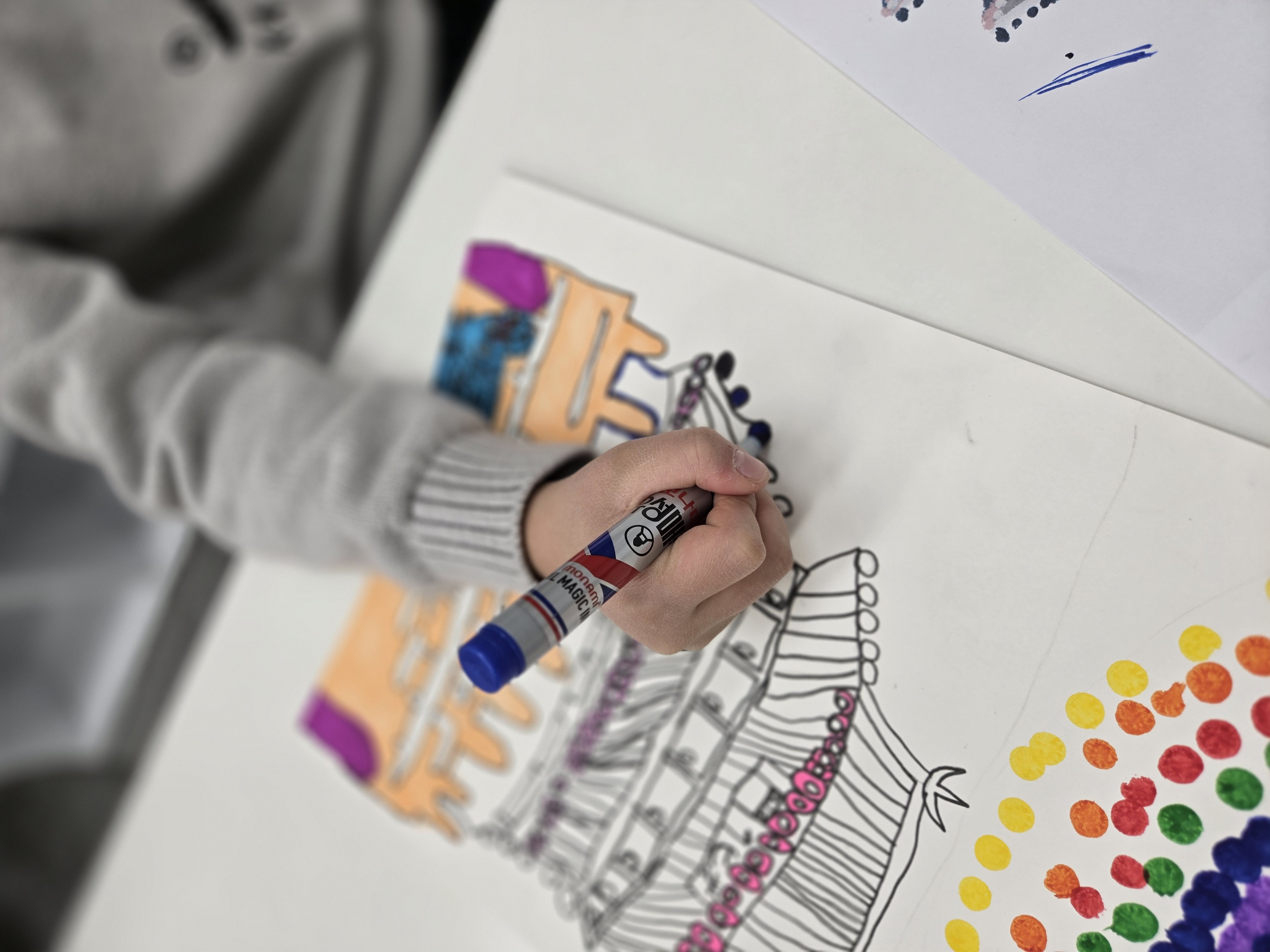 관저라온미술학원 학생 작품 7 - 아동미술 창작 작품